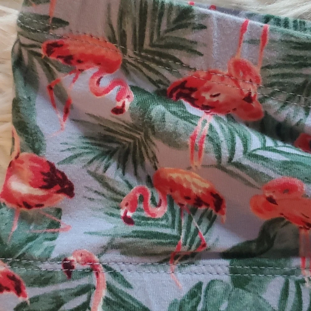 ~~Forever 21 Flamingo Bandeau Top – Tropical Print, Size M~~